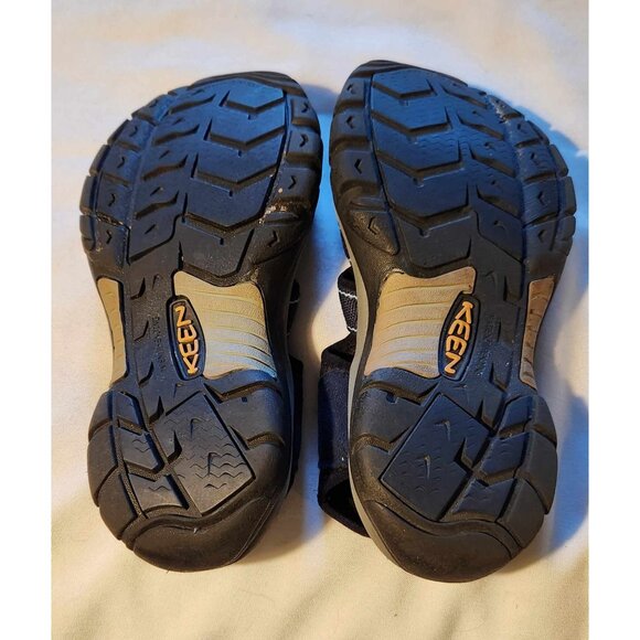 Keen Mens Waterproof Sport Sandals Size 9 Navy/Gray Rubber Sole Outdoor Hiking S - Picture 3 of 4